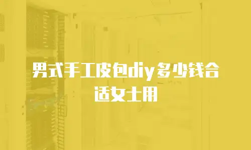 男式手工皮包diy多少钱合适女士用