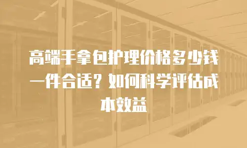 高端手拿包护理价格多少钱一件合适？如何科学评估成本效益