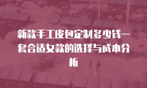 新款手工皮包定制多少钱一套合适女款的选择与成本分析