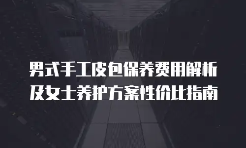 男式手工皮包保养费用解析及女士养护方案性价比指南