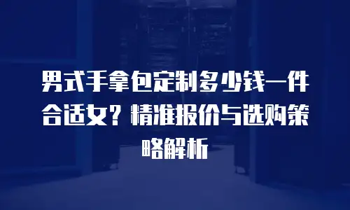 男式手拿包定制多少钱一件合适女？精准报价与选购策略解析