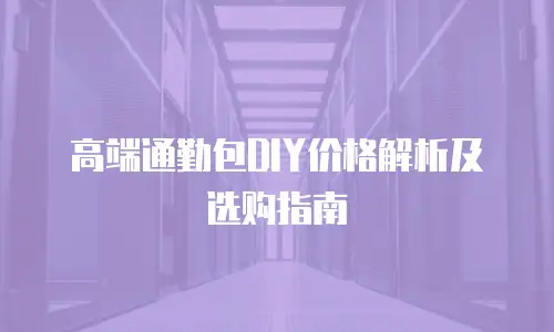 高端通勤包DIY价格解析及选购指南