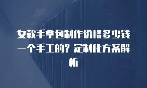 女款手拿包制作价格多少钱一个手工的？定制化方案解析