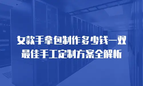 女款手拿包制作多少钱一双 最佳手工定制方案全解析