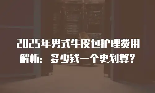2025年男式牛皮包护理费用解析：多少钱一个更划算？