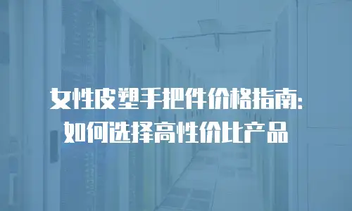 女性皮塑手把件价格指南：如何选择高性价比产品