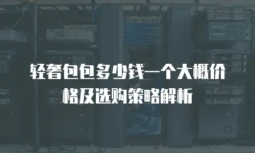 轻奢包包多少钱一个大概价格及选购策略解析