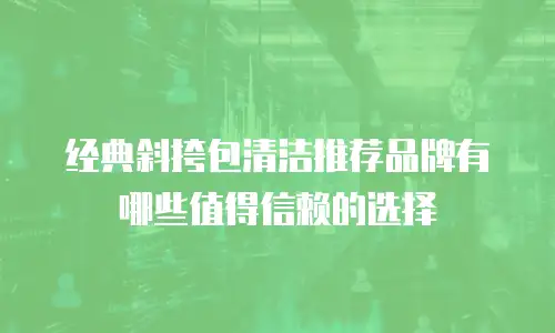 经典斜挎包清洁推荐品牌有哪些值得信赖的选择