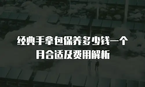 经典手拿包保养多少钱一个月合适及费用解析