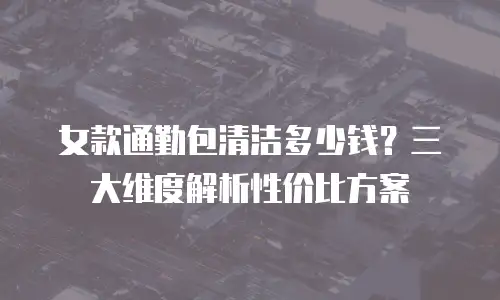 女款通勤包清洁多少钱？三大维度解析性价比方案