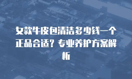女款牛皮包清洁多少钱一个正品合适？专业养护方案解析