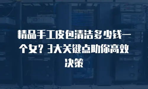 精品手工皮包清洁多少钱一个女？3大关键点助你高效决策