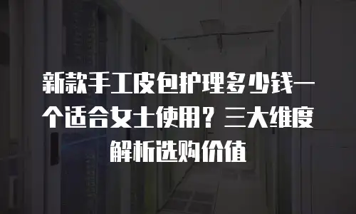 新款手工皮包护理多少钱一个适合女士使用？三大维度解析选购价值
