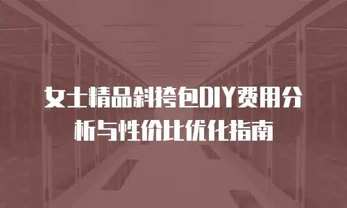 女士精品斜挎包DIY费用分析与性价比优化指南