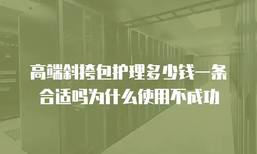 高端斜挎包护理多少钱一条合适吗为什么使用不成功