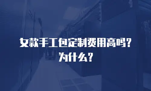 女款手工包定制费用高吗？为什么？