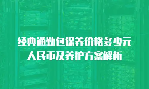 经典通勤包保养价格多少元人民币及养护方案解析
