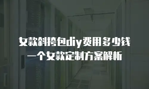 女款斜挎包diy费用多少钱一个女款定制方案解析
