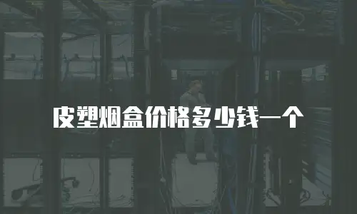 皮塑烟盒价格多少钱一个
