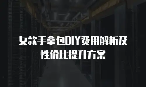 女款手拿包DIY费用解析及性价比提升方案