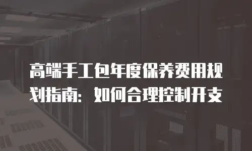 高端手工包年度保养费用规划指南：如何合理控制开支