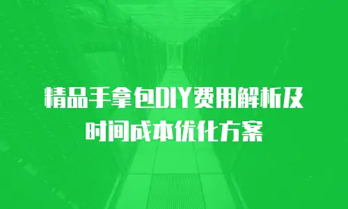 精品手拿包DIY费用解析及时间成本优化方案