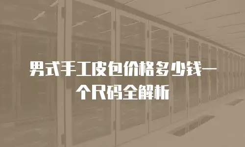男式手工皮包价格多少钱一个尺码全解析