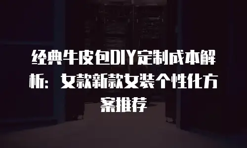 经典牛皮包DIY定制成本解析：女款新款女装个性化方案推荐