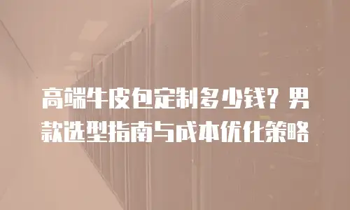 高端牛皮包定制多少钱？男款选型指南与成本优化策略