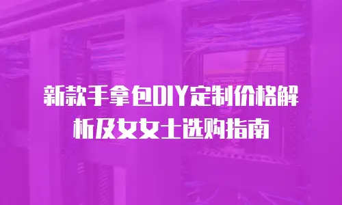 新款手拿包DIY定制价格解析及女女士选购指南
