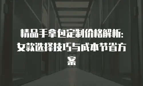精品手拿包定制价格解析：女款选择技巧与成本节省方案