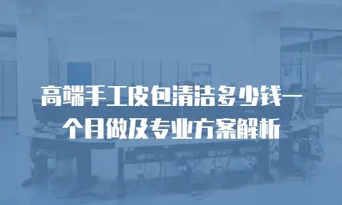 高端手工皮包清洁多少钱一个月做及专业方案解析