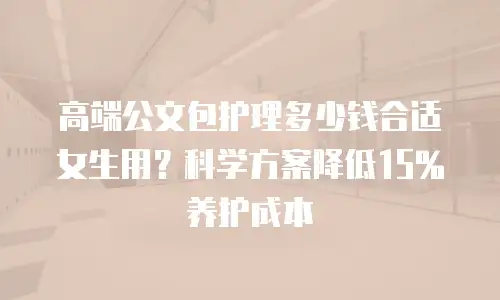 高端公文包护理多少钱合适女生用？科学方案降低15%养护成本