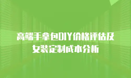 高端手拿包DIY价格评估及女装定制成本分析