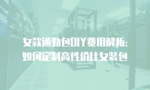 女款通勤包DIY费用解析：如何定制高性价比女装包