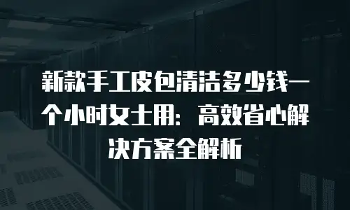 新款手工皮包清洁多少钱一个小时女士用：高效省心解决方案全解析