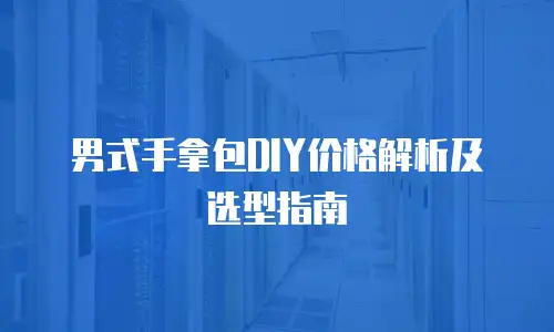 男式手拿包DIY价格解析及选型指南