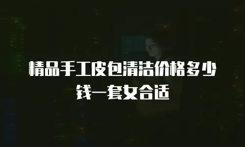 精品手工皮包清洁价格多少钱一套女合适