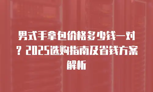 男式手拿包价格多少钱一对？2025选购指南及省钱方案解析