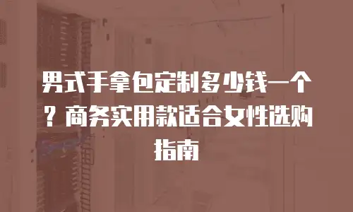 男式手拿包定制多少钱一个？商务实用款适合女性选购指南