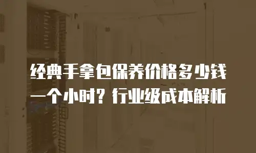 经典手拿包保养价格多少钱一个小时？行业级成本解析