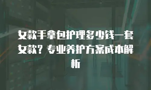 女款手拿包护理多少钱一套女款？专业养护方案成本解析
