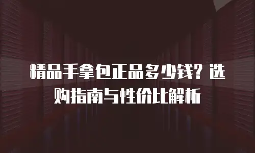 精品手拿包正品多少钱？选购指南与性价比解析