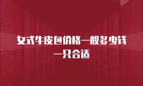 女式牛皮包价格一般多少钱一只合适