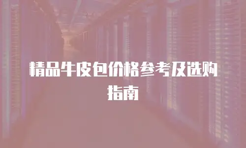 精品牛皮包价格参考及选购指南