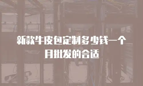 新款牛皮包定制多少钱一个月批发的合适
