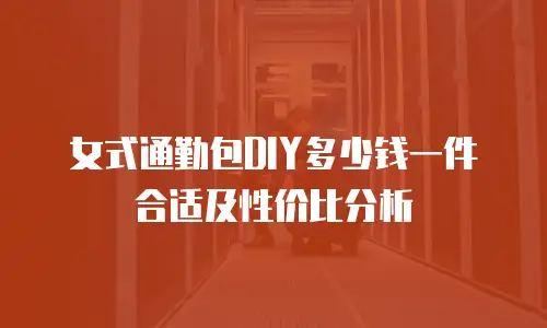 女式通勤包DIY多少钱一件合适及性价比分析
