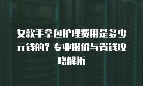 女款手拿包护理费用是多少元钱的？专业报价与省钱攻略解析