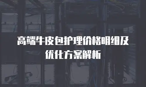 高端牛皮包护理价格明细及优化方案解析