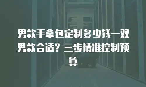 男款手拿包定制多少钱一双男款合适？三步精准控制预算